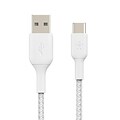Belkin BOOST CHARGE 6.6 USB-C to USB-A Audio/Video Cable, White (CAB002BT2MWH)