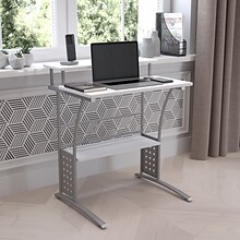 Flash Furniture Clifton 28 W Computer Desk, White (NANCLIFTONWH)