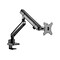 SIIG Aluminum Mechanical Spring Slim Monitor Arm - Single, Up to 32, Black (CE-MT2T12-S1)