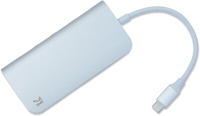 SMK Electronics SMK-Link 8-Port USB-C Hub, Silver (4653023)