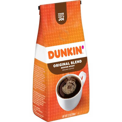 Dunkin' Original Blend Ground Coffee, Medium Roast, 12 oz. (SMU00046)