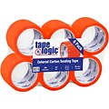 Tape Logic Colored Carton Sealing Heavy Duty Packing Tape, 3 x 55 yds., Orange, 6/Carton (T90522O6PK)