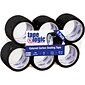 Tape Logic Colored Carton Sealing Heavy Duty Packing Tape, 3" x 55 yds., Black, 6/Carton (T90522BK6PK)
