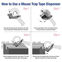 Tape Logic™ 2 Mouse Trap Carton Sealing Tape Dispenser (TDEC2)