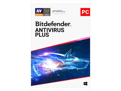 Bitdefender Antivirus Plus for 1 Device, Windows, Download (AV01ZZCSN1201LEN)