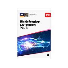 Bitdefender Antivirus Plus for 1 Device, Windows, Download (AV01ZZCSN1201LEN)