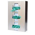 Omnimed Triple Medical Cross Glove Box Dispenser, Stainless Steel (305337)