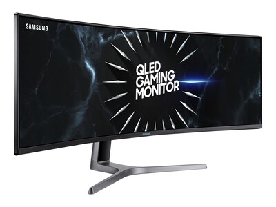 Samsung LC49RG90SSNXZA 49 LED Monitor, Dark Gray/Blue