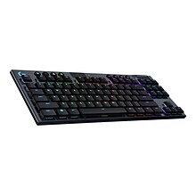 Logitech G915 TKL Tenkeyless LIGHTSPEED Wireless RGB Mechanical Gaming Keyboard, Carbon (920-009495)