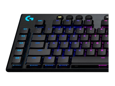 Logitech G915 TKL Tenkeyless LIGHTSPEED Wireless RGB Mechanical Gaming Keyboard, Black (920-009512)