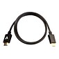 V7 V7HDMIPRO-1M-BLK 3.3' HDMI Audio/Video Cable, Black