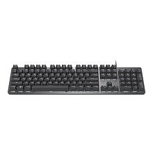 Logitech K845 Mechanical Illuminated Aluminum Gaming Keyboard, Cherry MX Blue Switches, Black (920-0
