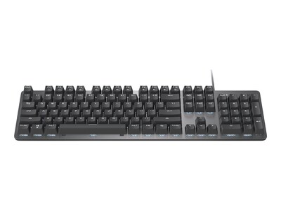 Logitech K845 Mechanical Illuminated Aluminum Gaming Keyboard, Red Switches, Black (920-009859)