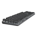 Logitech K845 Mechanical Illuminated Aluminum Gaming Keyboard, Brown Switches, Black (920-009862)