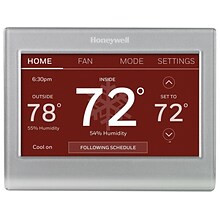 Honeywell Wi-Fi Smart Color Thermostat, Silver (RTH9585WF1004)