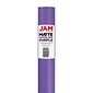 JAM Paper Gift Wrap, Matte Wrapping Paper, 25 Sq. Ft, Matte Purple, Roll Sold Individually (170134226)