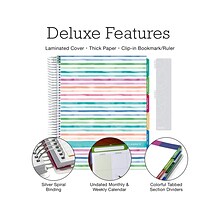 Undated Global Printed Products 8.5 x 11 Teacher Planner, Deluxe, Multicolor (DTP-0001-U22-S)