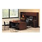 HON SofThread Leather High-Back Executive Chair, Center-Tilt, Fixed Arms, Black (BSXVL601SB11)