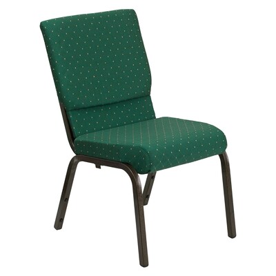 Flash Furniture HERCULES 32 1/4 x 18.5 Church Chairs W/4.25 Seat Gold Vein Frame (XCH60096GN)