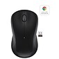 Logitech M310 Wireless Ambidextrous Optical Mouse, Black (910-004277)