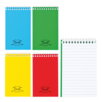 Xtreme Memo Pad, 3 x 5, Narrow Ruled, Assorted Colors, 60 Sheets/Pad (31120)
