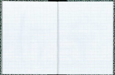 National Brand Laboratory 1-Subject Composition Notebooks, 7.875 x 10.125, Quad, 60 Sheets, Green