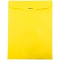 JAM Paper Open End Clasp #13 Catalog Envelope, 10 x 13, Yellow, 100/Box (900906710)