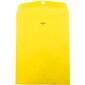 JAM Paper Open End Clasp #13 Catalog Envelope, 10" x 13", Yellow, 100/Box (900906710)