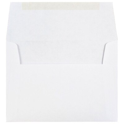 JAM Paper A2 Invitation Envelopes, 4.375 x 5.75, White, 25/Pack (MOOP6250LD)
