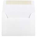 JAM Paper® A7 Strathmore Invitation Envelopes, 5.25 x 7.25, Bright White Wove, Bulk 1000/Carton (STT