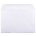 JAM Paper 6 x 9 Booklet Commercial Envelopes, White, Bulk 500/Box (4238c)