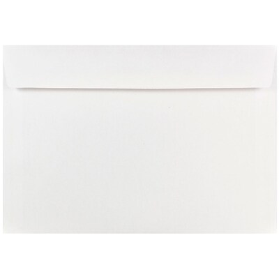 JAM Paper 7 x 10 Booklet Commercial Envelopes, White, 25/Pack (5528)
