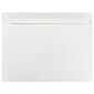 JAM Paper Booklet Envelopes, 10" x 13", White, 25/Pack (4023222)