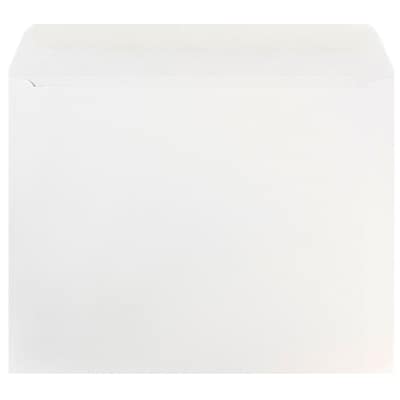 JAM Paper® 10 x 13 Booklet Envelopes, White, 50/Pack (4023222A)