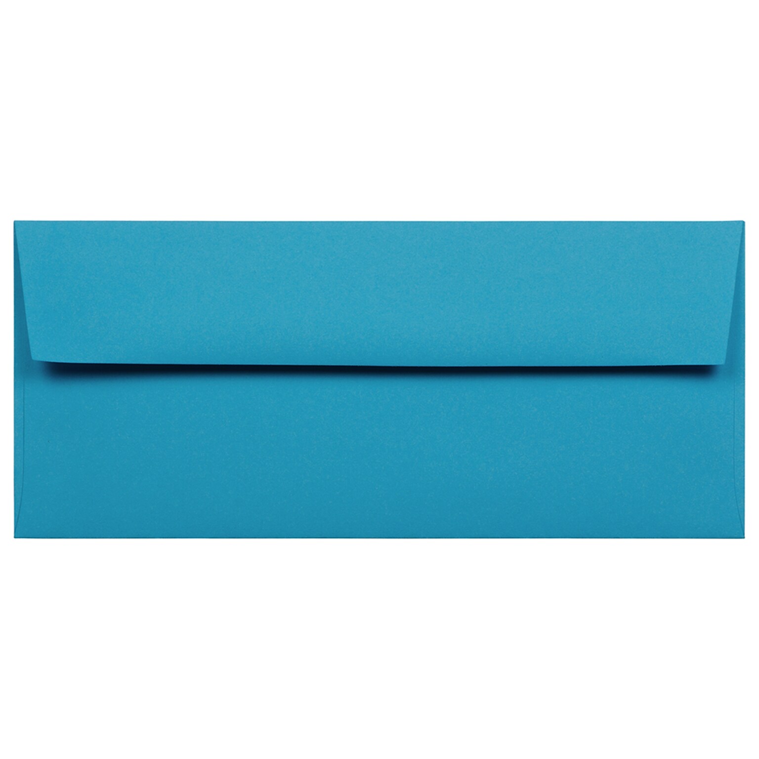 JAM Paper Open End #10 Business Envelope, 4 1/8 x 9 1/2, Blue, 50/Pack (15861I)