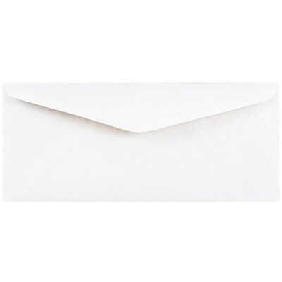 JAM Paper #11 Business Envelope, 4 1/2 x 10 3/8, White, 500/Pack (45179H)