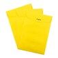 JAM Paper 6" x 9" Open End Catalog Colored Envelopes with Clasp Closure, Yellow Recycled, 10/Pack (87972B)