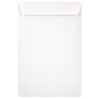 JAM Paper Open End Catalog Envelope, 6 x 9, White, 50/Pack (1623192I)