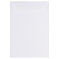 JAM Paper 7 x 10 Open End Catalog Envelopes, White, 50/Pack (1623194i)