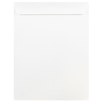 JAM Paper Open End Open End Catalog Envelope, 9 x 12, White, 50/Pack (1623197I)