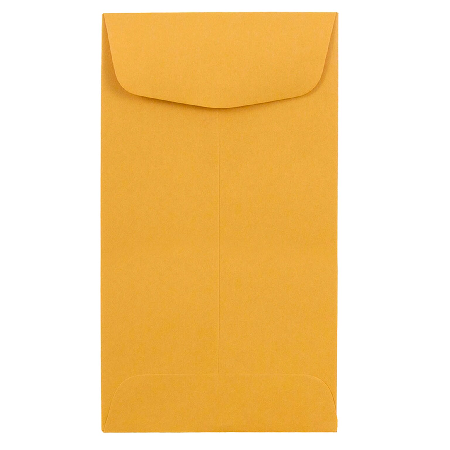 JAM Paper #6 Coin Envelope, 3 3/8 x 6, Brown Kraft, 25/Pack (1623992)