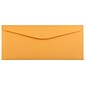 JAM Paper #11 Business Commercial Envelope, 4 1/2" x 10 3/8", Manila Brown Kraft, 500/Pack (1633180H)