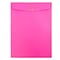 JAM Paper Open End Clasp Catalog Envelope, 9 x 12, Fuchsia Pink, 100/Box (90909027)