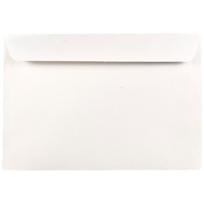 JAM PAPER Booklet Commercial Envelopes, 7 1/2 x 10 1/2, White, 50/Pack (4246H)