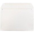 JAM PAPER Booklet Commercial Envelopes, 7 1/2 x 10 1/2, White, 50/Pack (4246H)