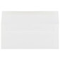 JAM Paper Strathmore Open End #10 Business Envelope, 4 1/8" x 9 1/2", Bright White Wove, 50/Pack (64933I)
