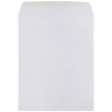 JAM Paper Open End Catalog Envelope, 11 1/2 x 14 1/2, White, 50/Pack (1623201I)