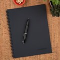 Cambridge 1-Subject Professional Notebooks, 8.5 x 11, Wide Ruled, 80 Sheets, Black (06064)