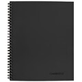 Cambridge 1-Subject Professional Notebooks, 8.5 x 11, Wide Ruled, 80 Sheets, Black (06064)