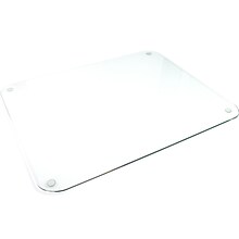 Desktex Glaciermat Anti-Slip Glass Desk Pad, 20 x 36, Clear (FCDE2036G)